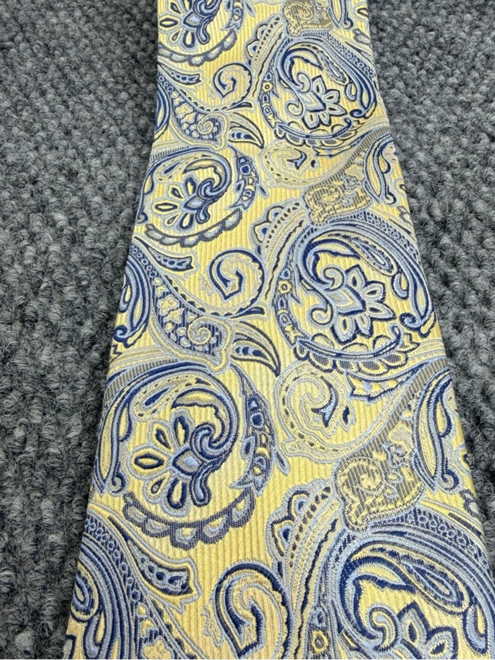 Bruno Piatelli Pure Silk Multicolor Paisley Neck Tie - Picture 3 of 5
